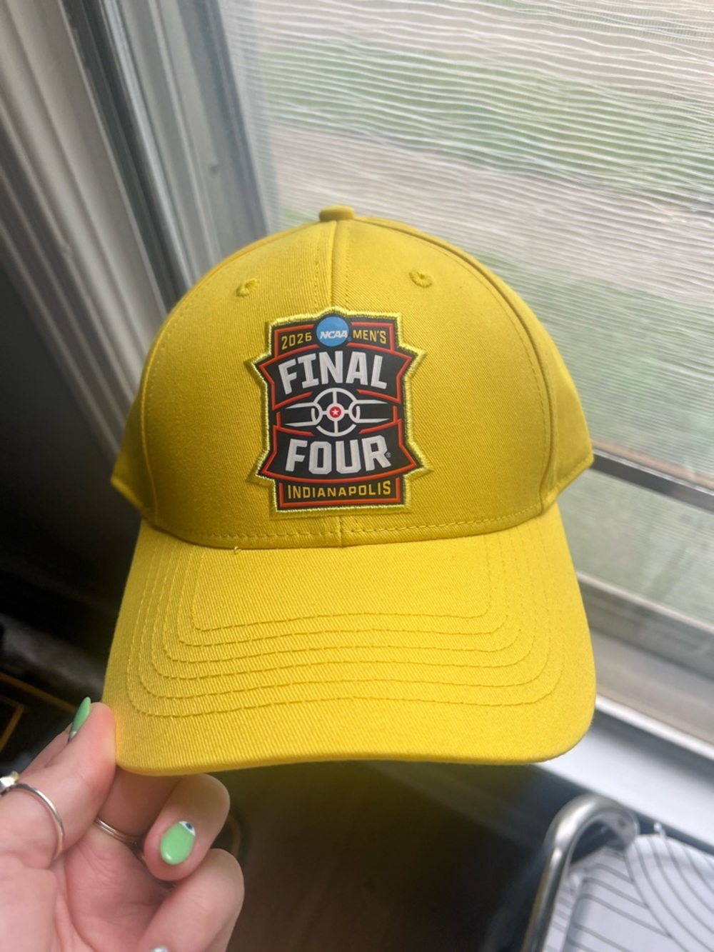 2026 NCAA Men's Final Four Indianapolis Yellow Baseball Cap